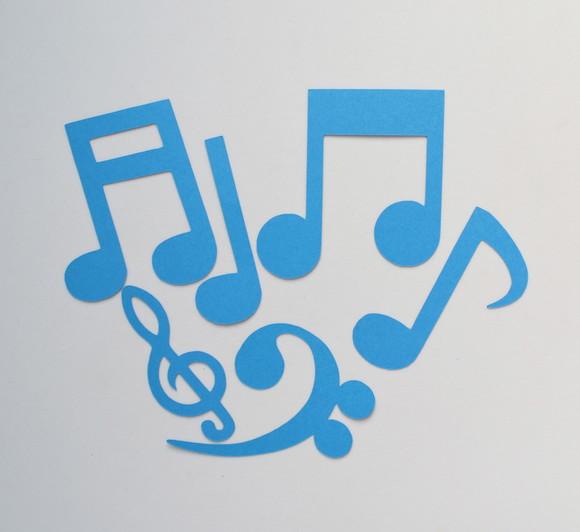 Apliques Notas Musicais