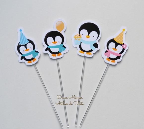 Topper p/ Doces Pinguim
