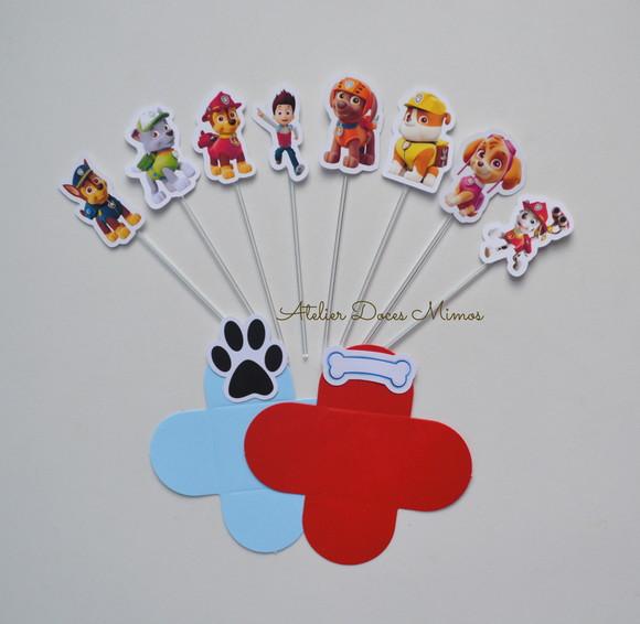 Patrulha Canina Forminhas + Toppers