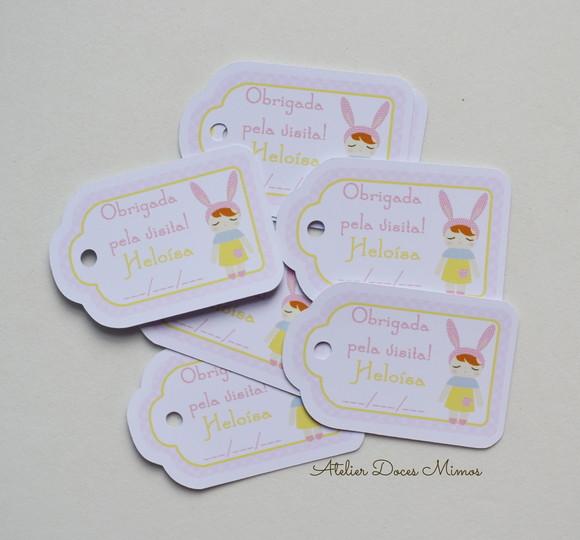 Tag Lembrancinha Personalizada Maternidade | Baby e Delicada
