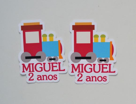 Aplique Tubete Trenzinho