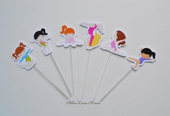 Topper p/ Doces Ginástica Olímpica