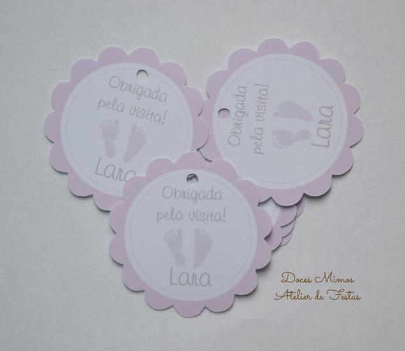 Tag Lembrancinha Personalizada Maternidade | Baby e Delicada