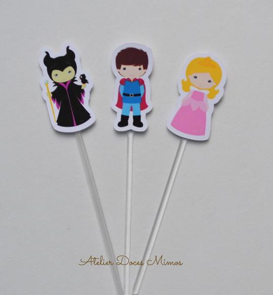 Topper de Doces a Bela Adormecida