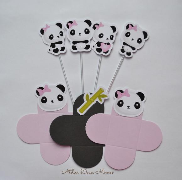 Panda Forminhas + Toppers