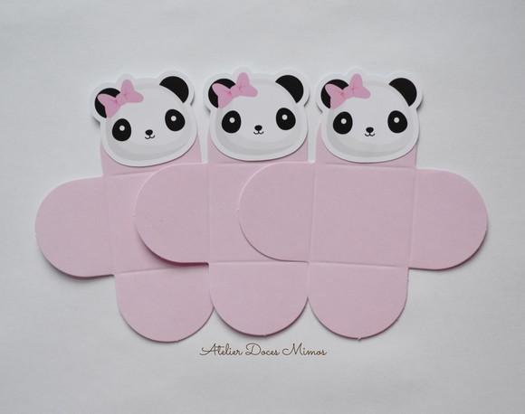 Forminhas Panda Rosa