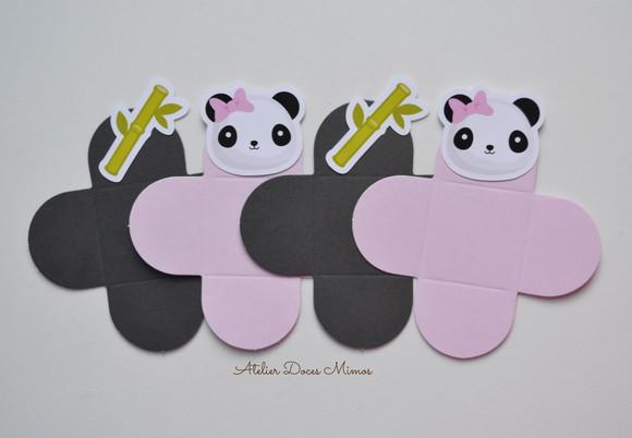 Forminhas Panda Rosa