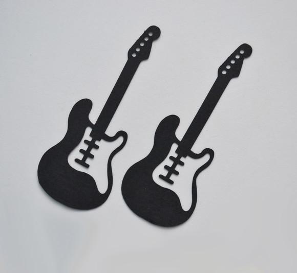 Apliques Guitarra p/ Tubetes