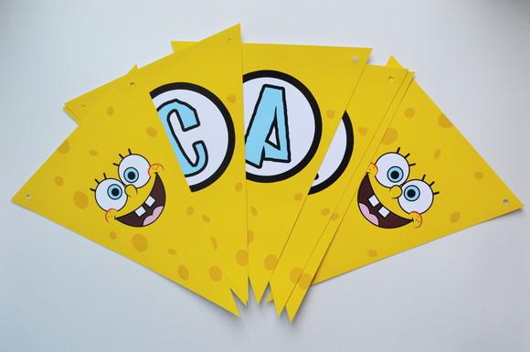 Bandeirolas Bob Esponja