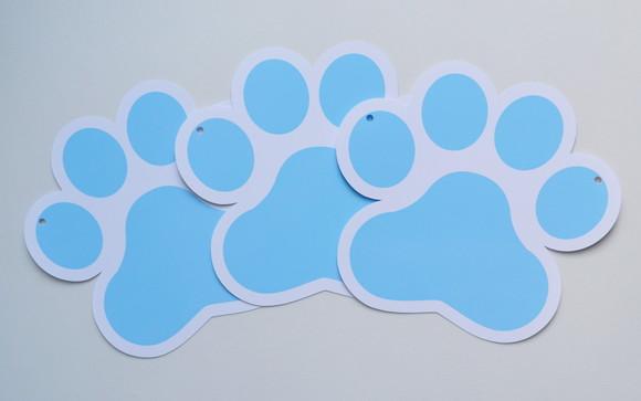 Varal Decorativo Patinhas Pet (6 Patinhas)