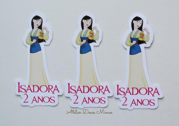 Aplique Tubete Mulan
