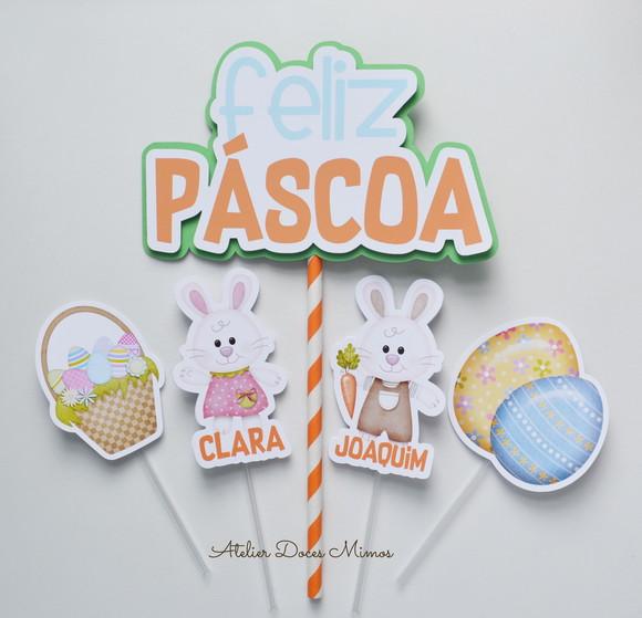 Topo de Bolo Páscoa