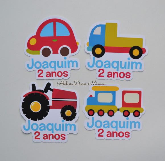 Aplique Tubete Meios de Transporte
