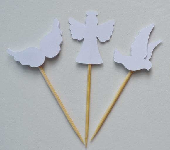 Topper de Doces Batizado (20 Unidades)
