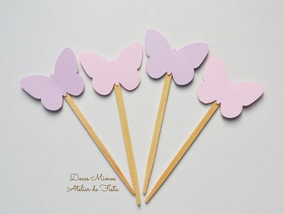 Topper de Doces Borboletas (20 Uniddaes)