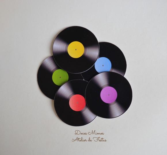 Adesivo Disco de Vinil