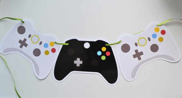 Varal Decorativo Controles Xbox (8 Controles)