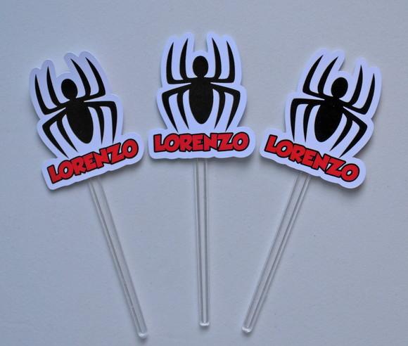 Topper para Doces Homem Aranha