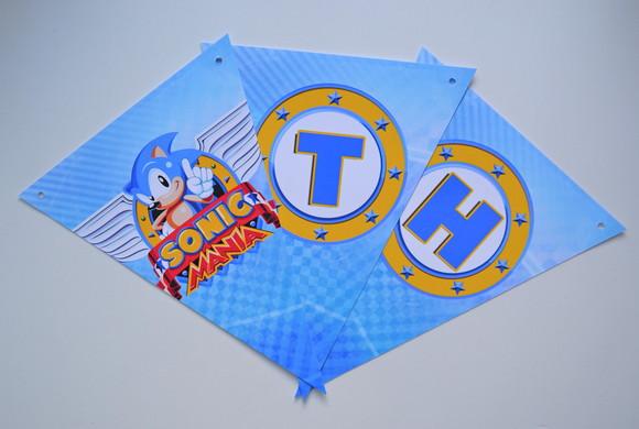 Bandeirolas Sonic