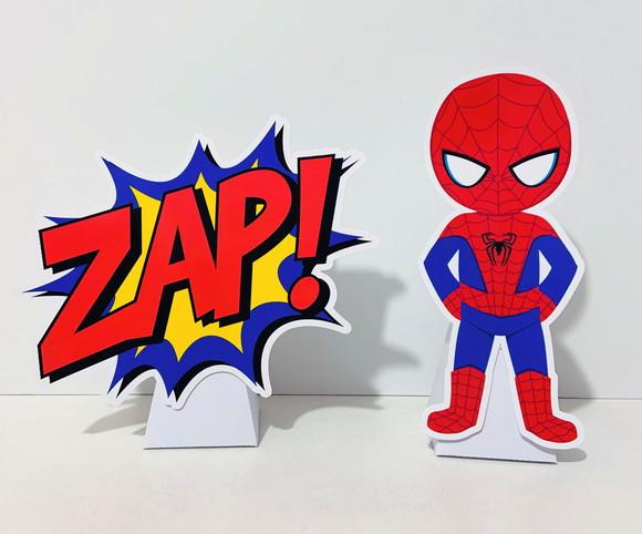 Totem de Mesa Homem Aranha c/ Caixa Pirâmide