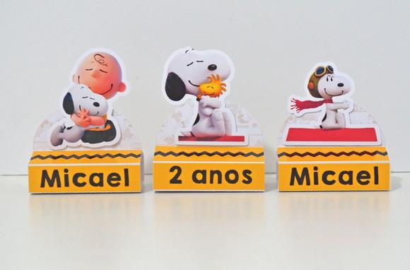 Porta Chocolate Duplo Snoopy
