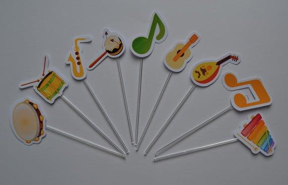 Topper p/ Doces Instrumentos Musicais