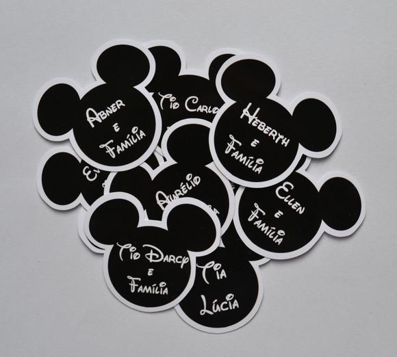 Tag Lembrancinha Mickey Personalizada | Festa Infantil