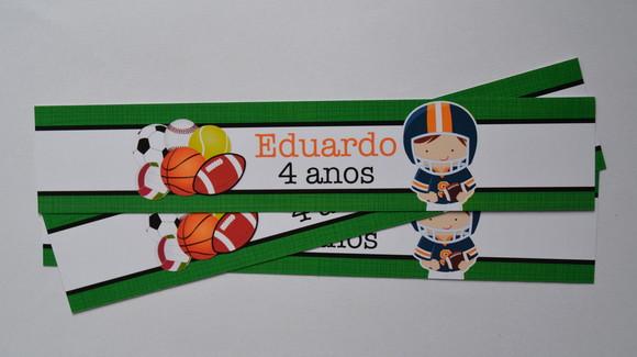 Adesivo para Água Tema Esportes