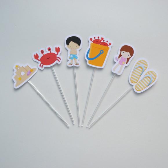 Topper de Doces Praia