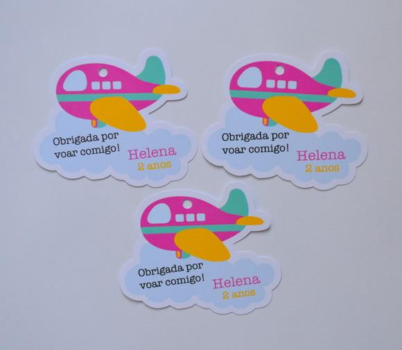 Tag Avião Menina