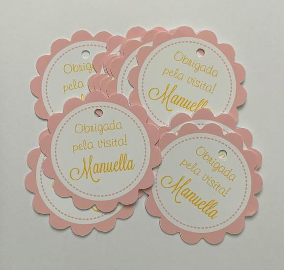 Tag Lembrancinha Personalizada Maternidade | Baby e Delicada