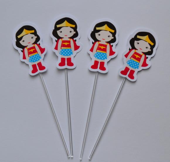 Topper de Doces Mulher Maravilha