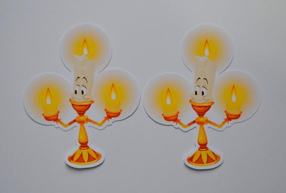 Aplique Tubete Lumiere - a Bela e a Fera