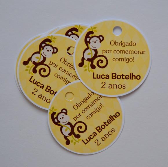 Tag Lembrancinha Macaquinho