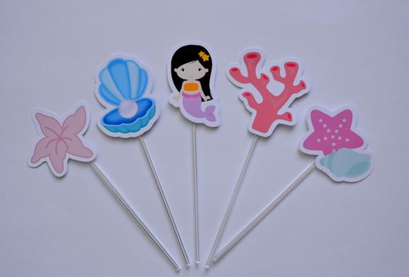 Topper de Doces Sereia
