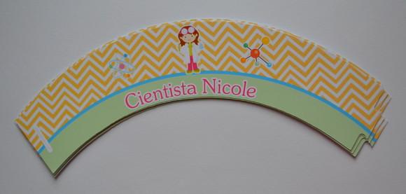 Saia para Cupcake Cientista