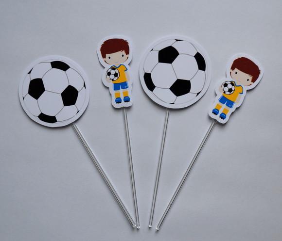 Topper de Doces Futebol
