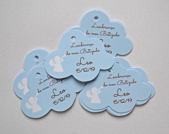 Tag Lembrancinha Personalizada para Batizado | Batismo Infantil