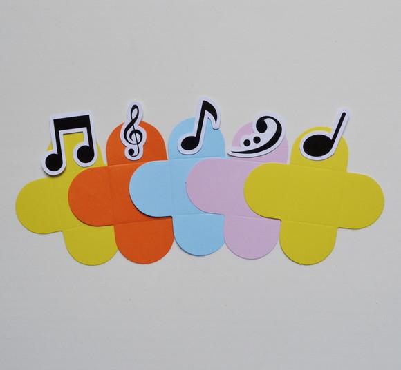 Forminhas Notas Musicais