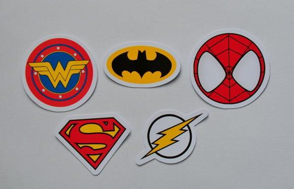 Apliques Símbolos dos Super Heróis