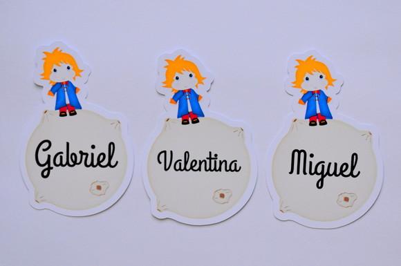 Tag Pequeno Príncipe com Nome dos Convidados