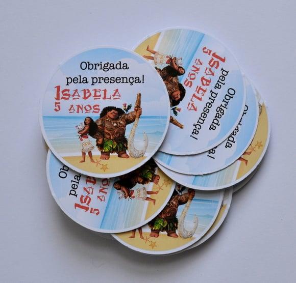 Tag Lembrancinha Moana