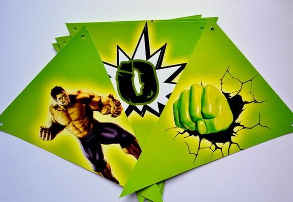 Bandeirolas Hulk