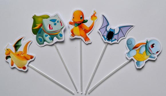 Topper de Doces Pokémon