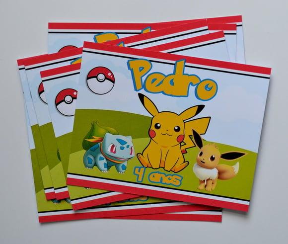 Adesivo Sacolinha Pokémon