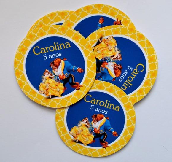 Adesivo para Água Ouro Fino a Bela e a Fera