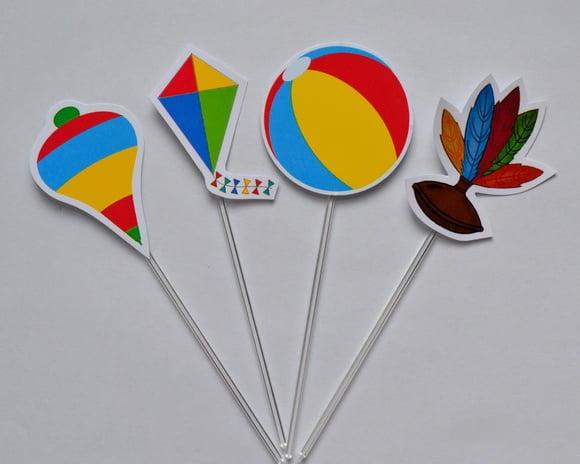 Topper de Doces Brinquedos Antigos