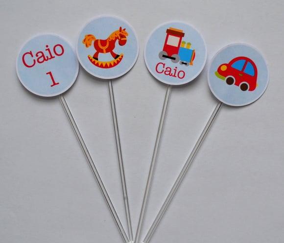 Topper para Doces Brinquedos