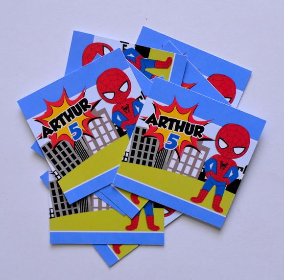 Adesivo Homem Aranha 4cm