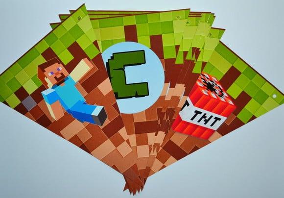 Bandeirolas Minecraft